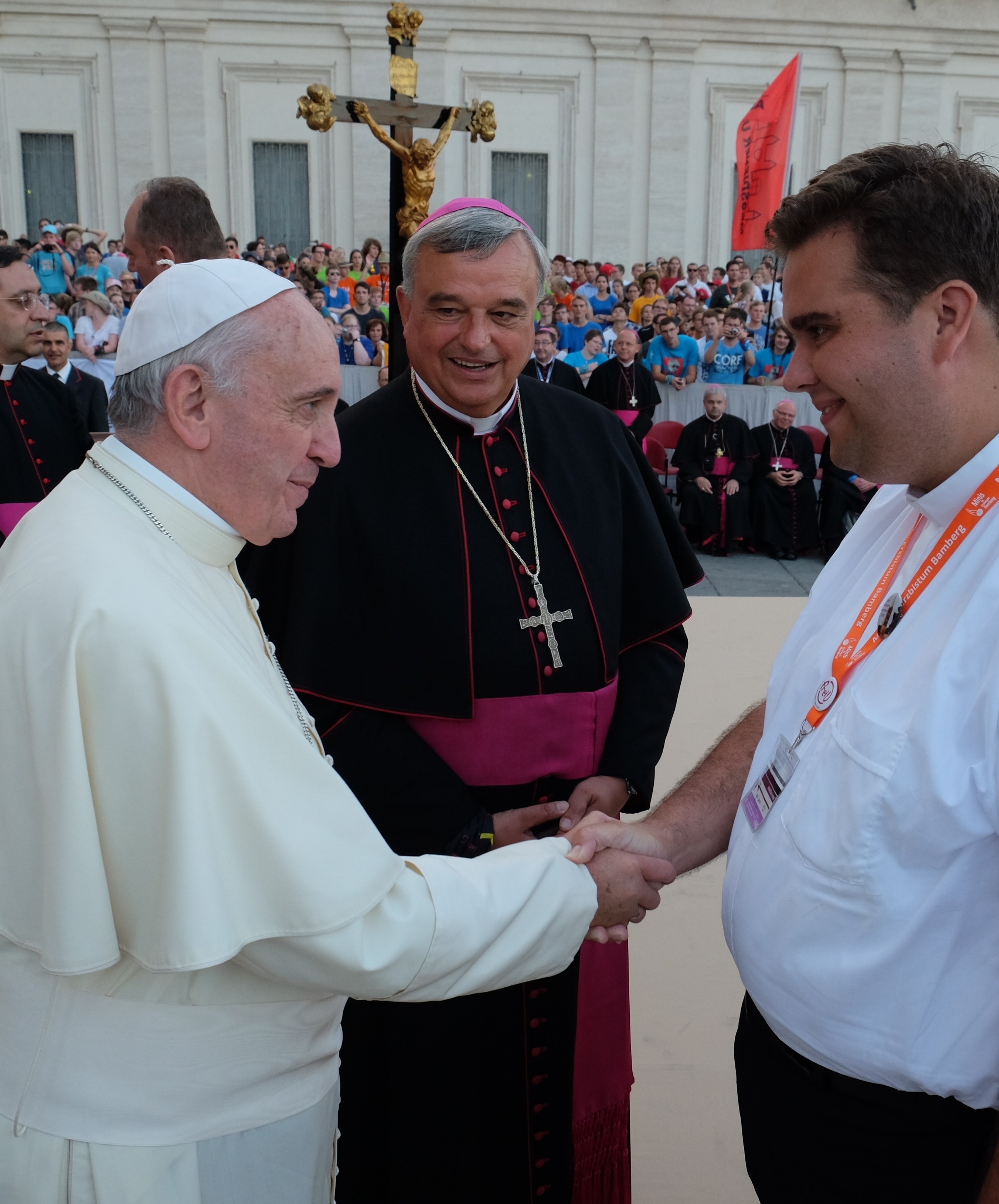 2016 Begegnung mit Papst Franziskus