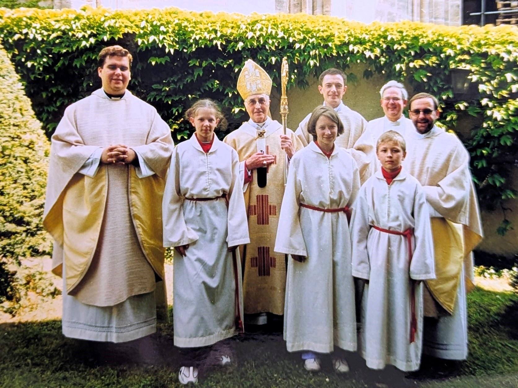 Priesterweihe am 30.06.2001 in Bamberg mit Erzbischof Dr. Karl Braun