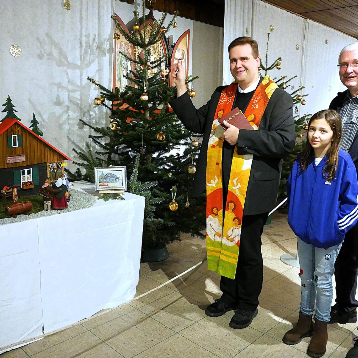 Eröffnung Krippenausstellung Wallenfels 15.11.2024