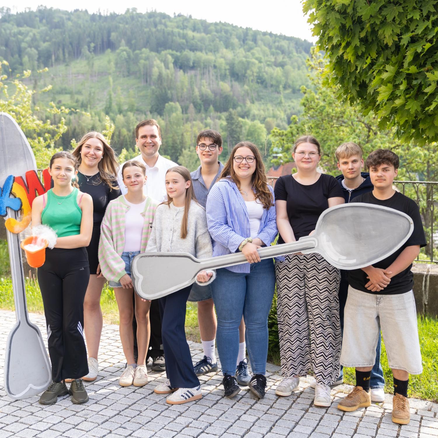 Gemeinsames Gruppenbild mit Pfr. Pötzl.